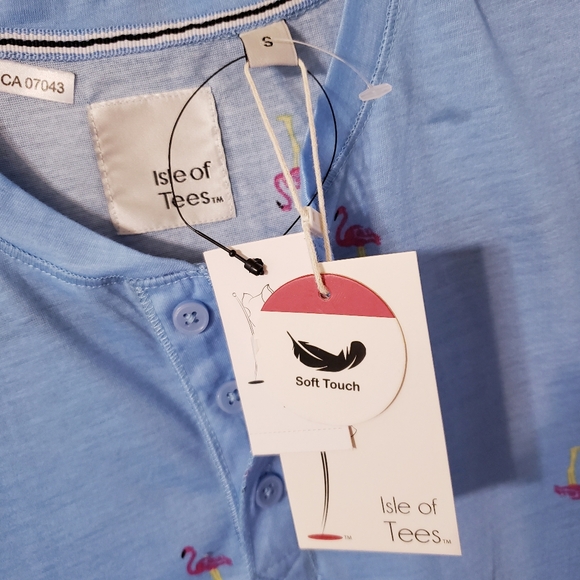 Isle of Tees NWT Flamingo Men's Shirt - S - Picture 2 of 7